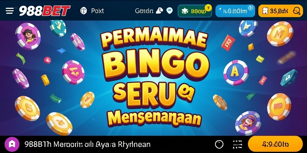 Screenshot gameplay Bingo 988BET yang penuh aksi dan keseruan.