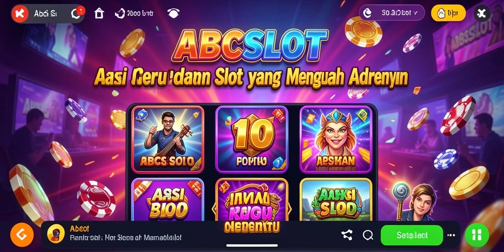 Tampilan gameplay aksi seru dari ABCSLOT yang menegangkan dan menarik.