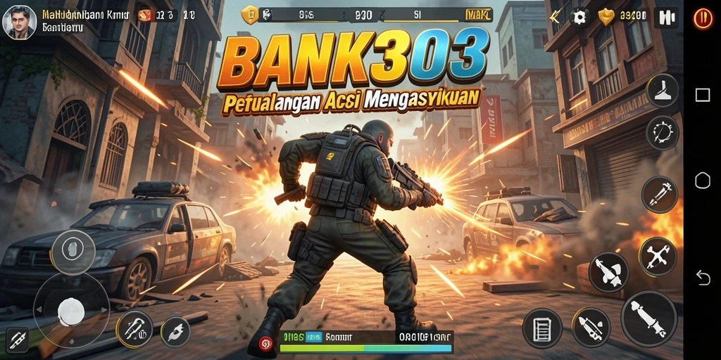 Gameplay BANK303 yang penuh aksi dan tantangan menggugah semangat bertarung.