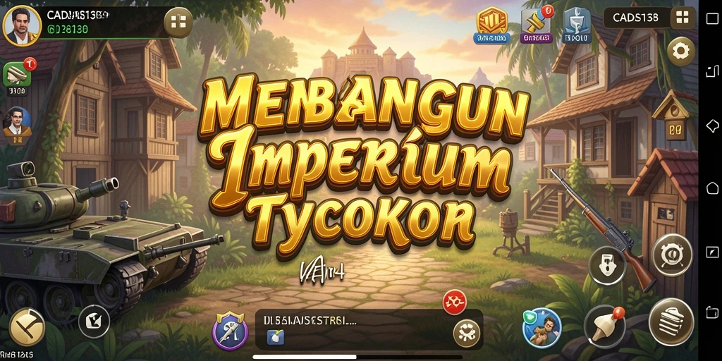 Screenshot gameplay menunjukkan pemain mengelola bisnis Tycoon.