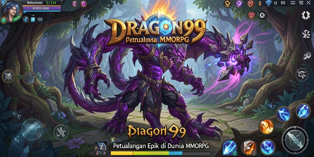 Gameplay seru di dunia fantasi DRAGON99.