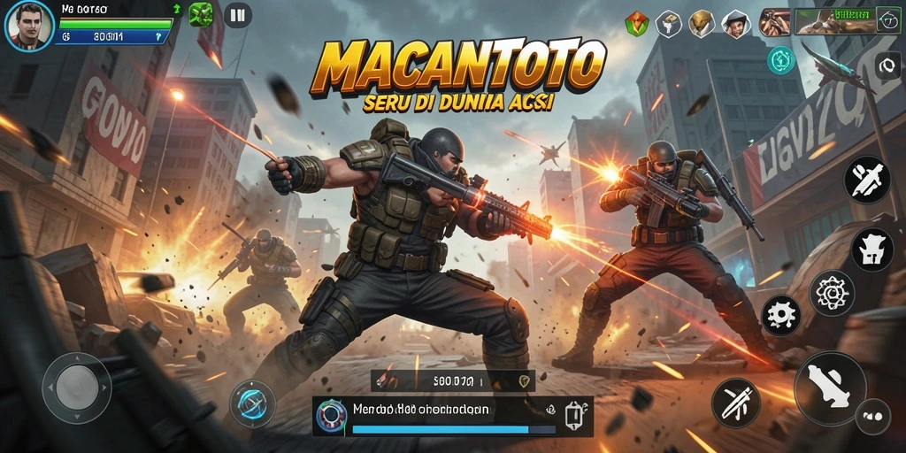 Tangkapan layar menunjukkan aksi seru di dalam game MACANTOTO.