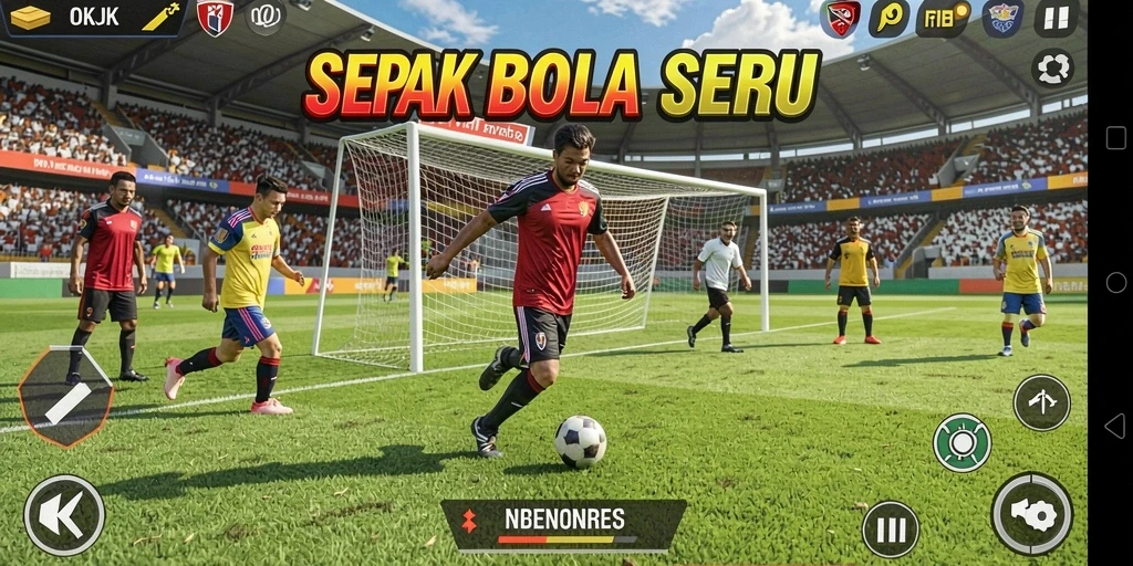 Tampilan menakjubkan dari gameplay OKJK yang seru dan kompetitif.