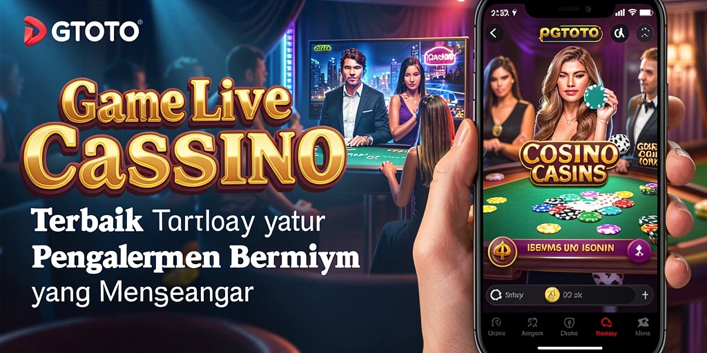 Gameplay Live Casino PGTOTO dengan dealer langsung yang interaktif.