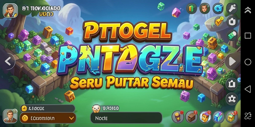 Tampilan gameplay PTTOGEL dengan berbagai teka-teki puzzle yang menantang.