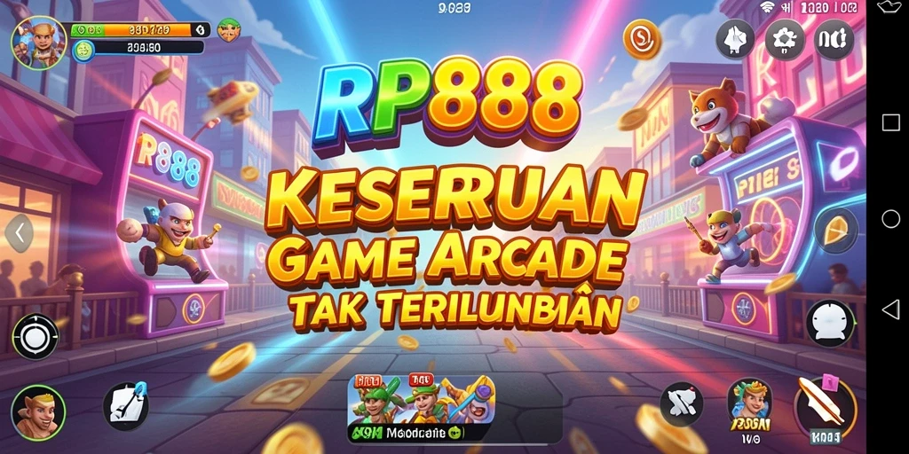 Tampilan gameplay seru dalam RP888 dengan berbagai level yang menantang.