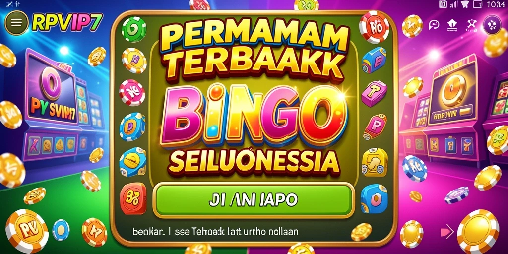 Tampilan gameplay Bingo yang seru dan menyenangkan di RPVIP7.