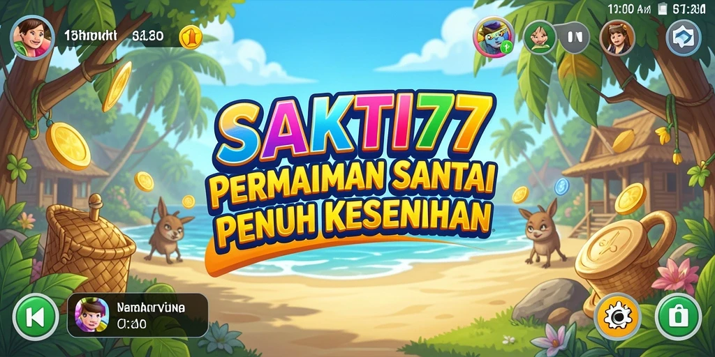 Gameplay SAKTI77 yang ceria dan mengasyikkan.