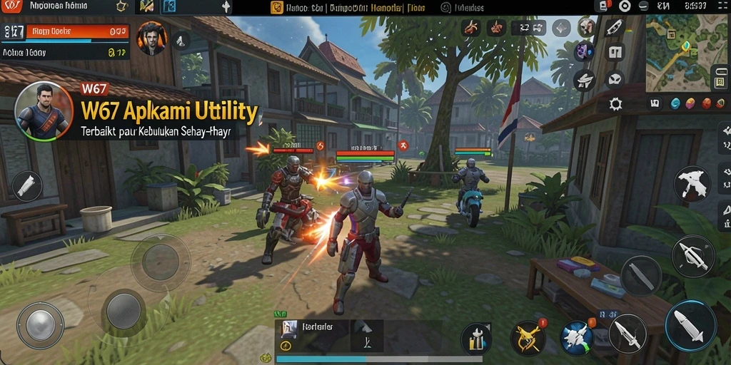 Tampilan antarmuka W67 yang modern dan fungsional.