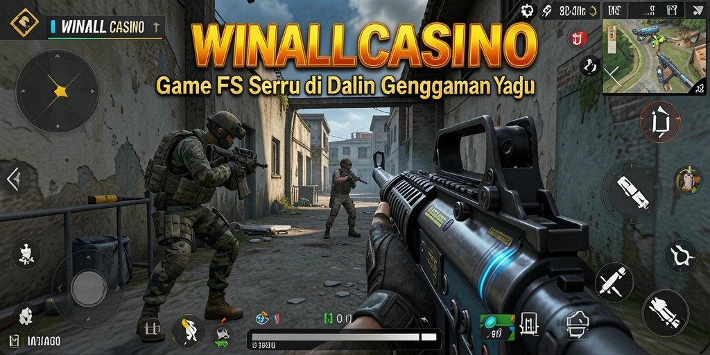 Tampilan menakjubkan dari gameplay intense WINALLCASINO.